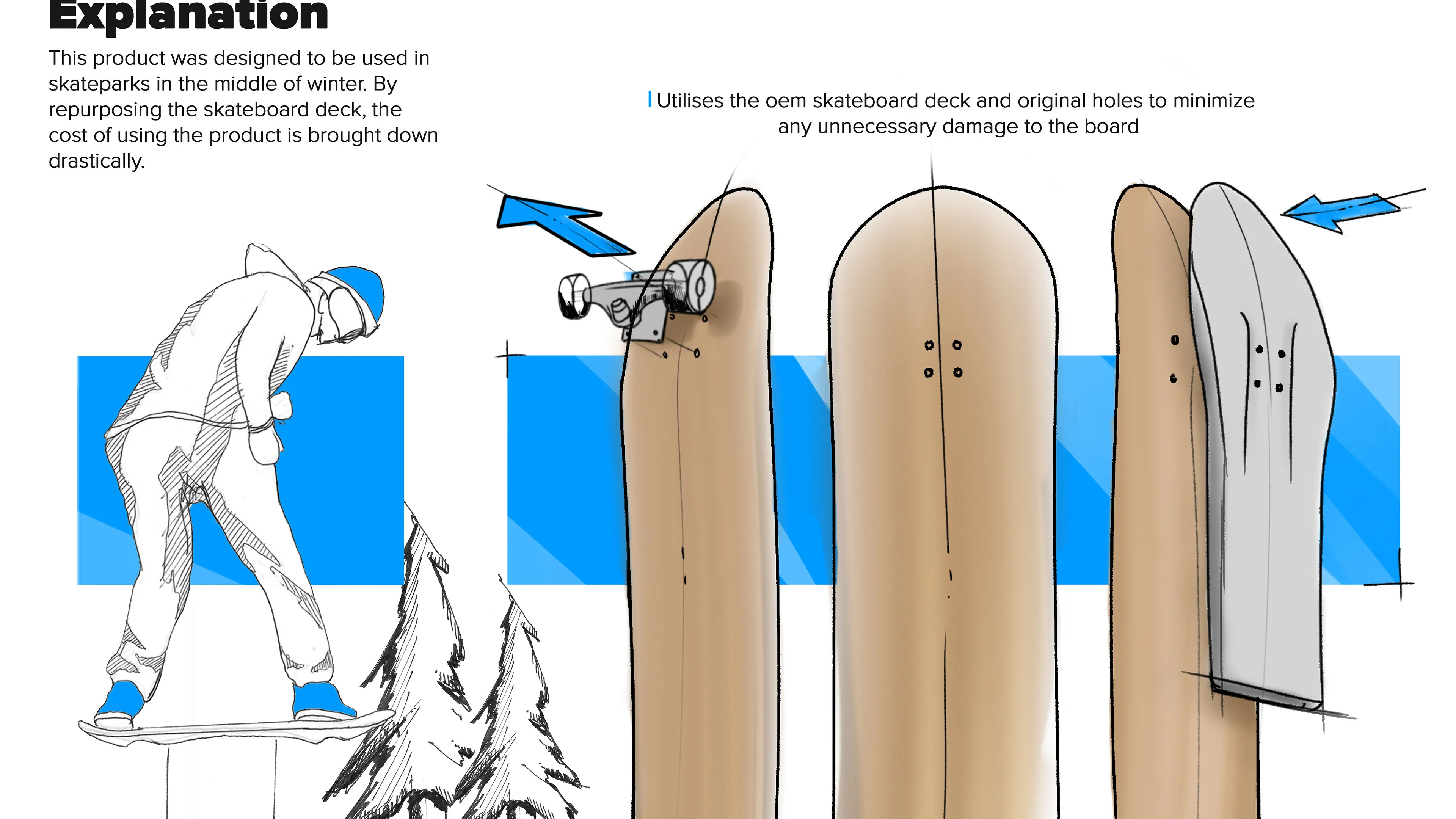 Winter Skateboard